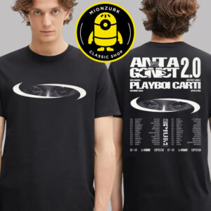 Antagonist 2.0 Playboi Carti US Tour Bpium 2025 Concept Poster Schedule Two Sided Unisex T-Shirt