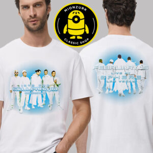 Backstreet Boys Into The Millennium Tour 2025 In Las Vegas At Sphere Residency February 15 2025 Two Sided Unisex T-Shirt