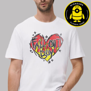 Fall Out Boy Official Tee Scratch Heart Logo Unisex T-Shirt