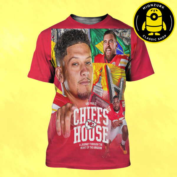 Kansas City Cheifs At The Chiefs House In Sao Paulo Brazil On September 4 And 5 2025 NFL All Over Print Shirt