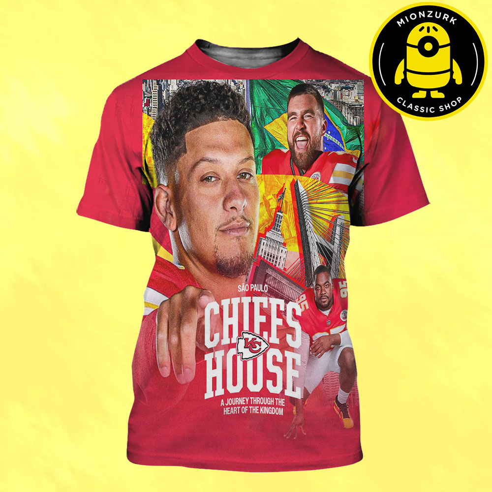Kansas City Cheifs At The Chiefs House In Sao Paulo Brazil On September 4 And 5 2025 NFL All Over Print Shirt