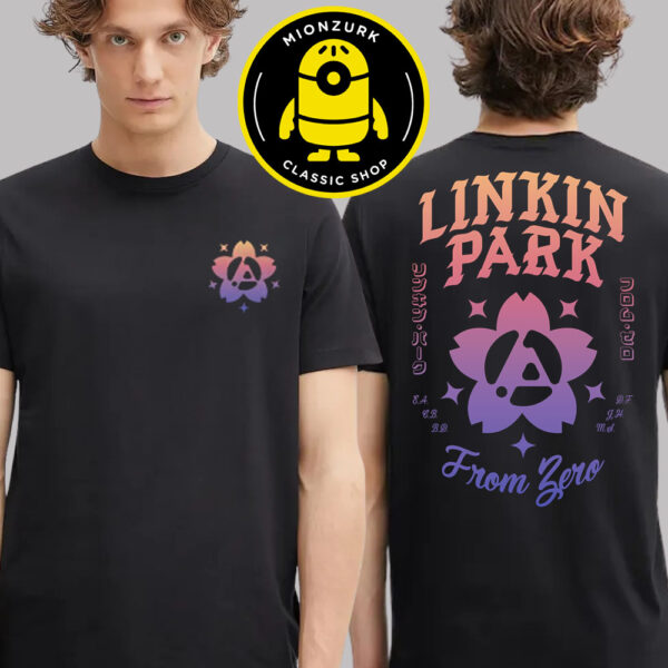 Linkin Park From Zero X Peace And After Merch Tee Sakura The Cherry Blossom In Japan Two Sided Unisex T-Shirt