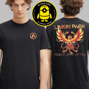 Linkin Park X Peace And After The Phoenix Fire Artwork Two Sided Unisex T-Shirt