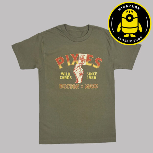 Pixies Merch Tee Joker Wild Cards Boston Mass Unisex T-Shirt