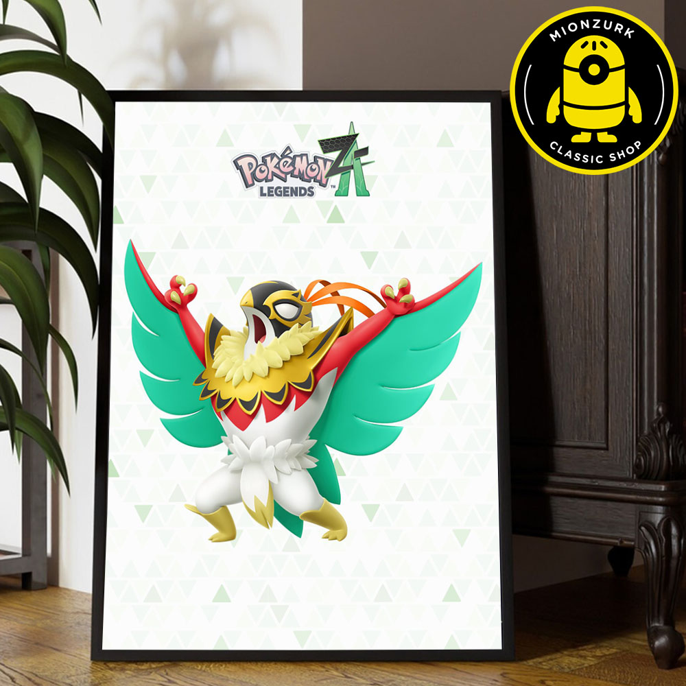 Pokemon Legends ZA New Mega Hawlucha Home Decor Poster Canvas