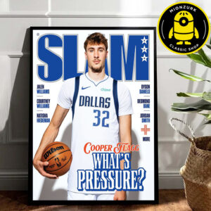 Slam 258 Cover Poster Cooper Flagg Dallas Mavericks What’s Pressure NBA Home Decor Poster Canvas