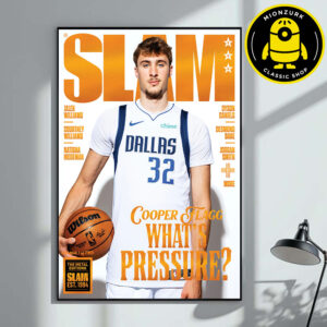 Slam 258 Orange Metal Cover Poster Cooper Flagg Dallas Mavericks What’s Pressure NBA Home Decor Poster Canvas