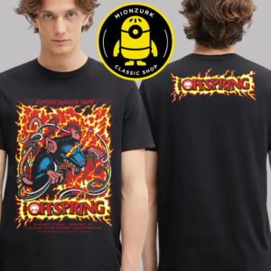 The Offspring Supercharged Tour 2025 In Phoenix AZ At Talking Stick Resort Amphitheatre On August 27th 2025 Two Sided Unisex T-Shirt