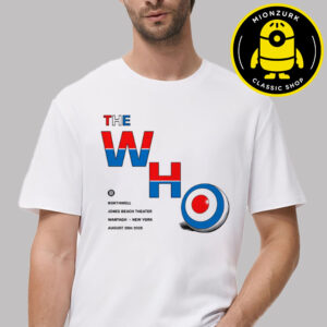 The Who Event Tee In Wantagh New York At Northwell Jones Beach Theater On August 28th 2025 Two Sided Unisex T-Shirt