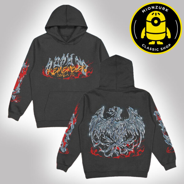 A Day To Rememeber Merch In Ocala FL The Phoenix Artwork Unisex Hoodie