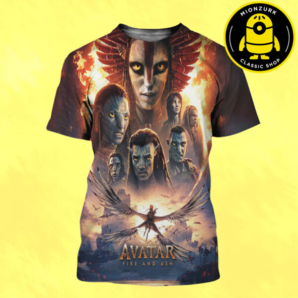 A New Poster For Avatar Fire And Ash Only In Theatres December 19 2025 All Over Print Shirt