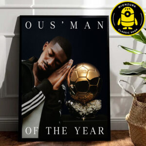 Adidas Ousmane Dembele Ous Man Of The Year 2025 Men’s Ballon D’or Home Decor Poster Canvas