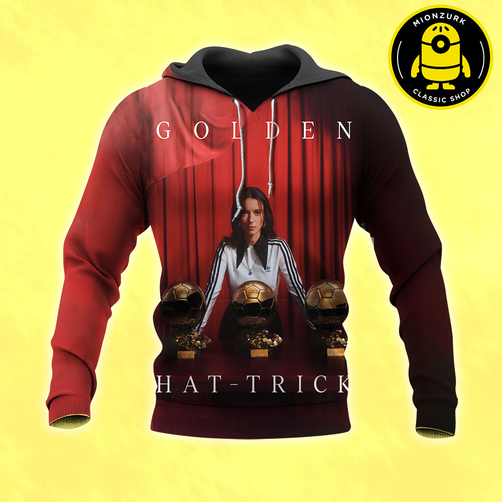 Aitana Bonmati FC Barceleona Adidas Is Golden Hat Trick 2025 Women' Ballon D'or All Over Print Shirt