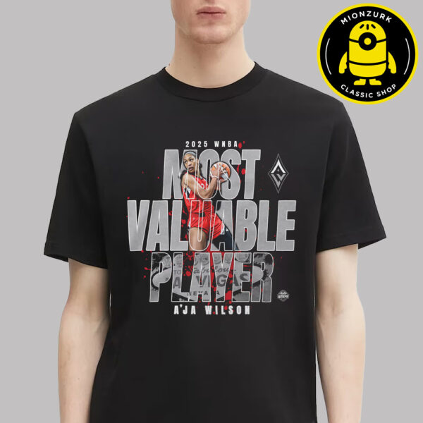 A’ja Wilson Las Vegas Aces Stadium Essentials 2025 WNBA MVP Player Unisex T-Shirt