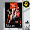 A’ja Wilson Is The 2025 WNBA Most Valuable Player Home Decor Poster Canvas