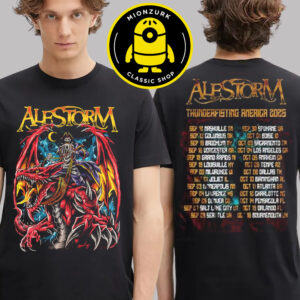 Alestorm Exclusive Tee Bag Of Dicks Alestorm Thunderfisting America 2025 Schedule Two Sided Unisex T-Shirt