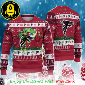 Atlanta Falcons Grinch’s Hand Football NFL Special Christmas Ugly Sweater