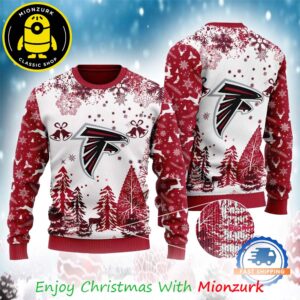 Atlanta Falcons Logo Football Team NFL Special Xmas Tree Christmas Ugly Sweater