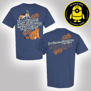 Billy Strings Bryan Sutton Royal Masat FGroundhog Tee With Tour Dates List Two Sided Unisex T-Shirt