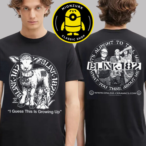 Blink 182 I Guess This is Growing Up Two Sided Unisex T-Shirt