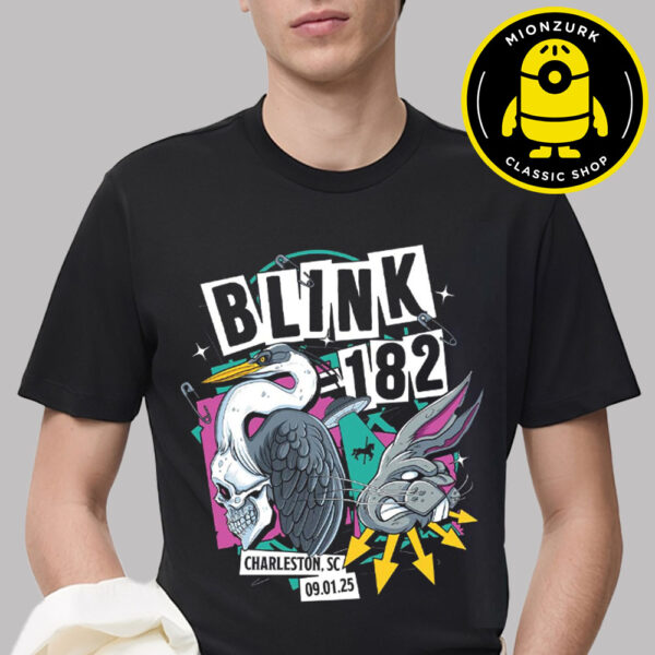 Blink 182 Missionary Impossible Tour 2025 Merch Tee At Credit One Stadium In Charleston SC On September 1st 2025 Classic T-Shirt