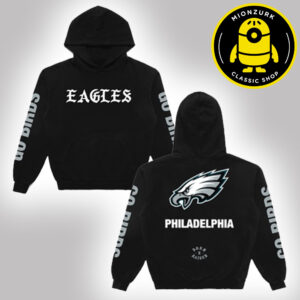 Born X Raised X Philadelphia Eagles Go Birds Logo Signature Team NFL 2025 Unisex Hoodie