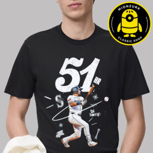 Cal Raleigh Seattle Mariners Reach 51 HR MLB 2025 Unisex T-Shirt