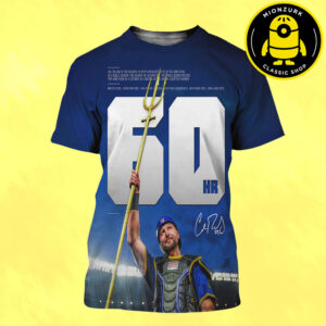 Cal Raleigh Seattle Mariners Reach 60 Homeruns MLB 2025 All Over Print Shirt