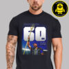 Cal Raleigh Seattle Mariners Reach 60 HR MLB 2025 Unisex T-Shirt