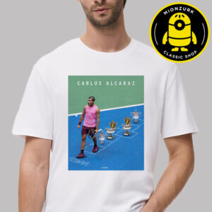 Carlos Alcaraz Adding Another Trophy To The Collection US Open Cup 2025 Unisex T-Shirt