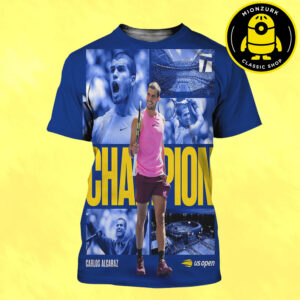 Carlos Alcaraz Is The US Open 2025 Champion And Back To World No1 All Over Print Shirt