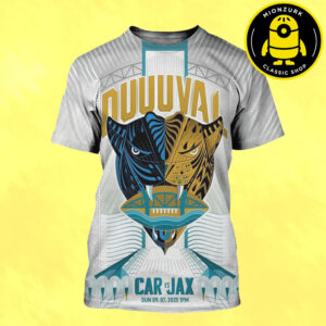 Carolina Panthers Vs Jacksonville Jaguars Matchup Poster Duuuval NFL On September 7 2025 All Over Print Shirt