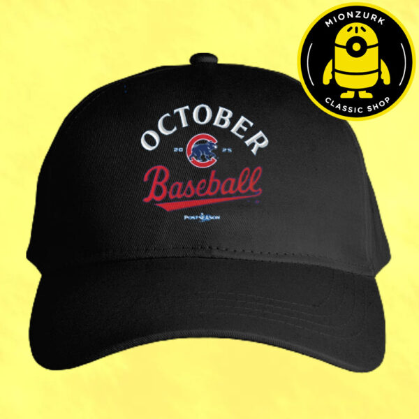 Chicago Cubs 2025 MLB Postseason October Classic Cap Hat Snapback