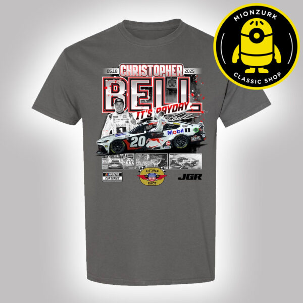 Christopher Bell Checkered Flag Sports 2025 NASCAR All-Star Race Winner Unisex T-Shirt