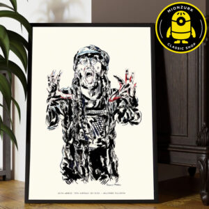 Circle Jerks Keith Morris 70th Birthday Bash Exclusive Merch Poster Raymond Pettibon In Los Angeles CA At Hollywood Paladium On September 19 2025 Home Decor Poster Canvas