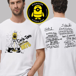 Circle Jerks North Amerrican Tou 25 Merch Tee Golden Shower Hits Two Sided Unisex T-Shirt