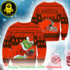 Cleveland Browns Football Grinch NFL Xmas 2025 Ugly Sweater