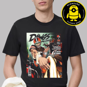 Cleveland Browns Vs Cincinnati Bengals NFL Art Poster Matchup Week 1 On September 7 2025 Unisex T-Shirt