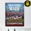 Congrats Cleveland Guardians Are AL Central Division Champions 2025 MLB Home Decor Poster Canvas