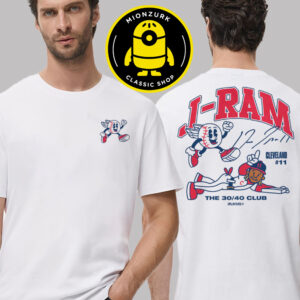 Cleveland Guardians José Ramírez Summer Cartoon The 30 40 Club Two Sided Unisex T-Shirt