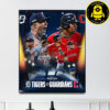 Cleveland Guardians Are AL Central Champs 2025 MLB Postseason Home Decor Poster Canvas