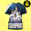 Los Angeles Dodgers Are National League West Division Champions 2025 MLB Postseason All Over Print Shirt