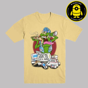 Fest 23 Merch Tee Fest Star Pizza Make Me Feel Good In Gainesville Florida At Smartpunk On October 24 25 And 26 2025 Unisex T-Shirt