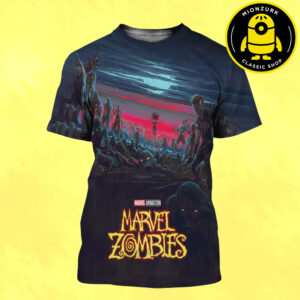 First Poster For Marvel Zombies Marvel Studio Premiering September 24 On Disney Plus All Over Print Shirt