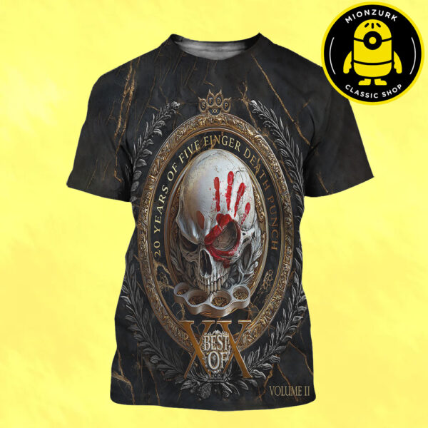 Five Finger Death Punch Poster 20 Year Best Of Volume 2 All Over Print Shirt
