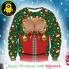 Fuuny Star On Santa Boobs Xmas 2025 Ugly Christmas Sweater For Men And Woman