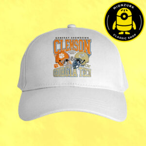Georgia Tech Yellow Jackets Football Vs Clemson Tigers Football 2025 Gameday Showdown ACC On September 13 2025 Classic Cap Hat Snapback