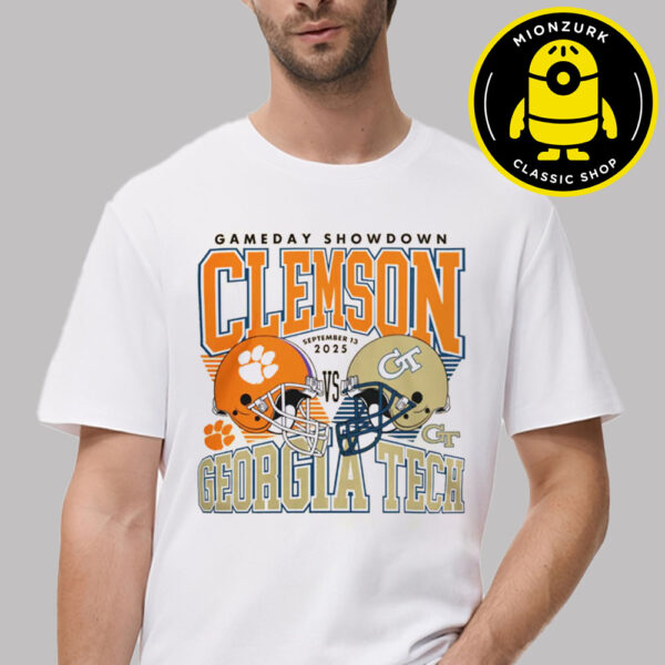 Georgia Tech Yellow Jackets Football Vs Clemson Tigers Football 2025 Gameday Showdown ACC On September 13 2025 Unisex T-Shirt