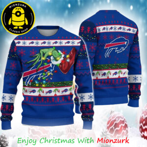 Grinch’s Hand Buffalo Bills Football NFL Special 2025 Ugly Sweater For Man And Woman