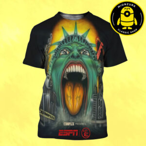 Hellstar X ESPN New York Pop Up Poster At The Broadway New York City On September 5th And 6th 2025 All Over Print Shirt